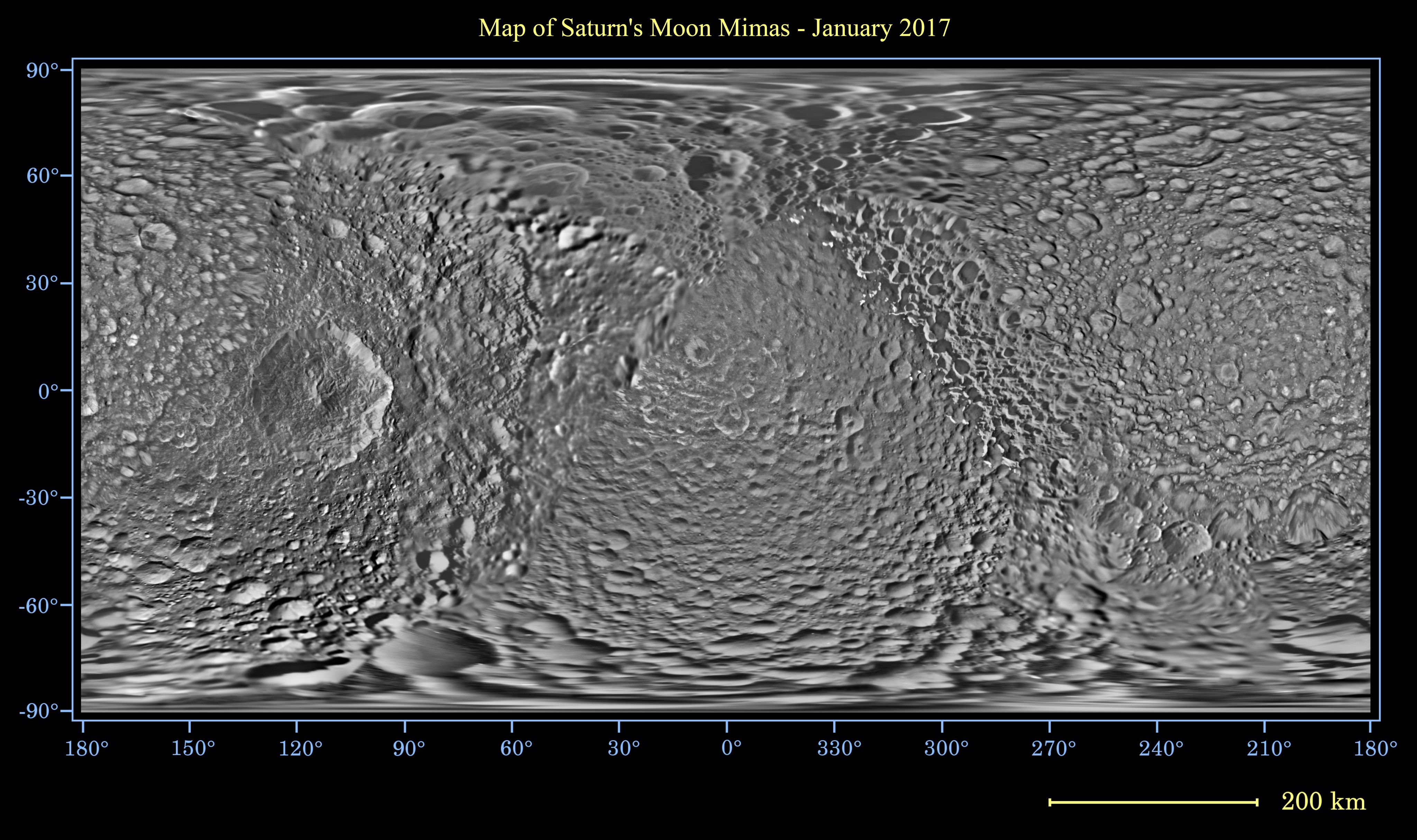 Mimas global map