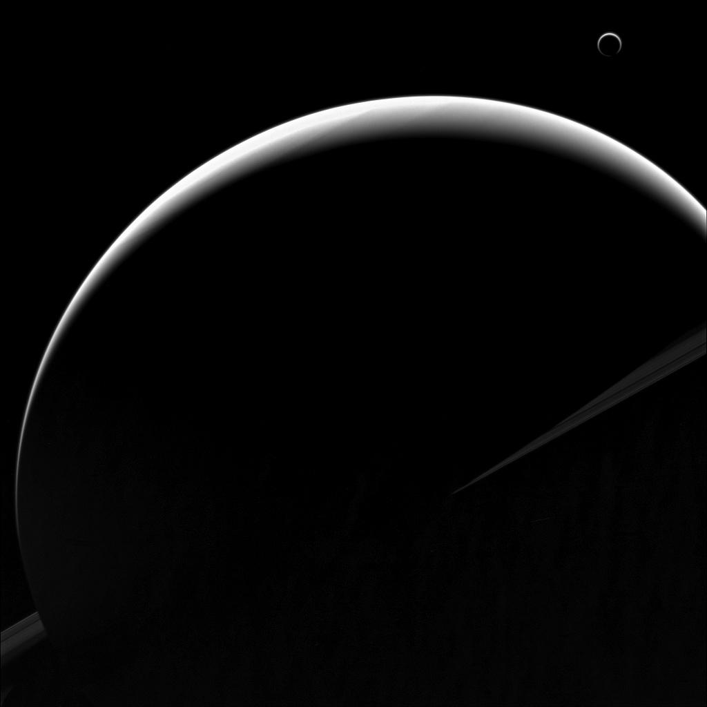 Saturn and Titan