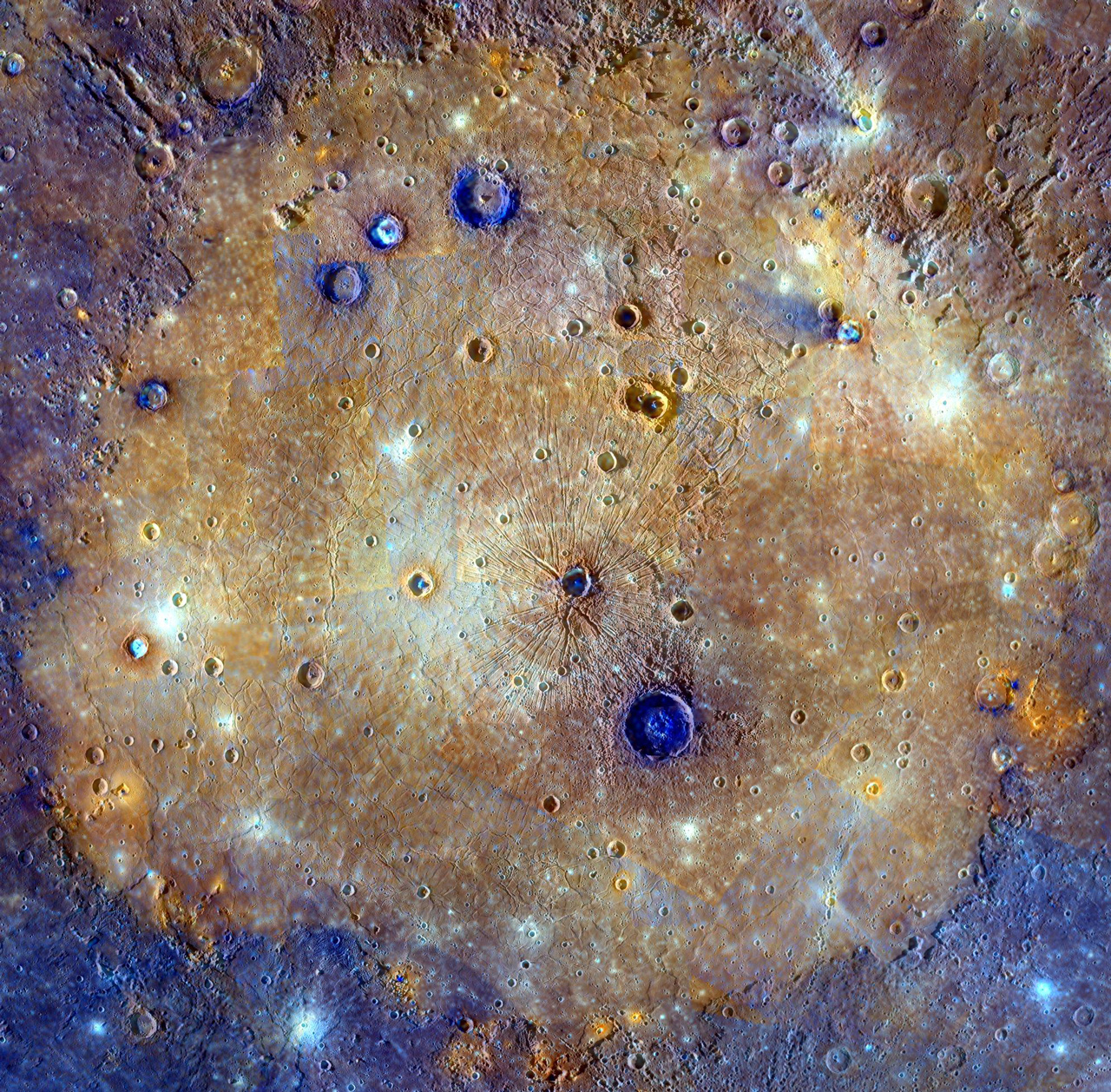 caloris basin, caloris basin mercury