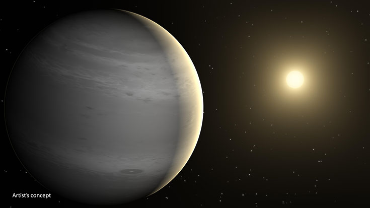 Helium-Shrouded Planets (Artist's Concept)