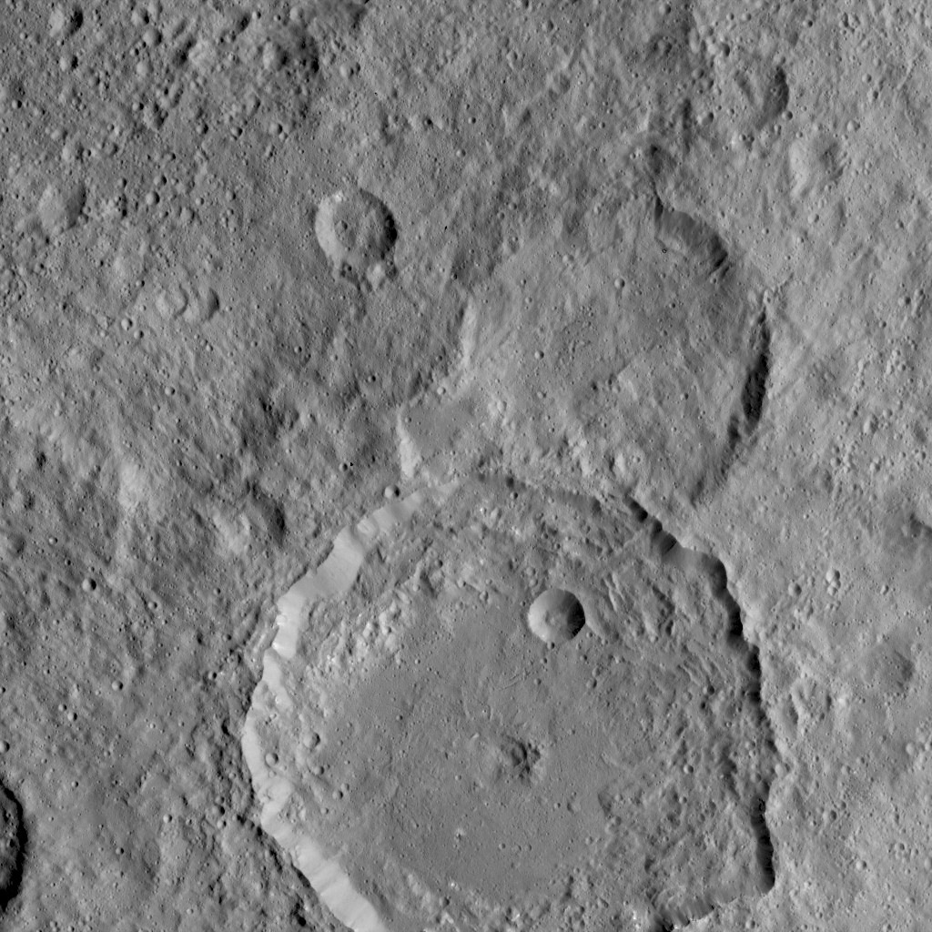 Gaue Crater -- Ceres