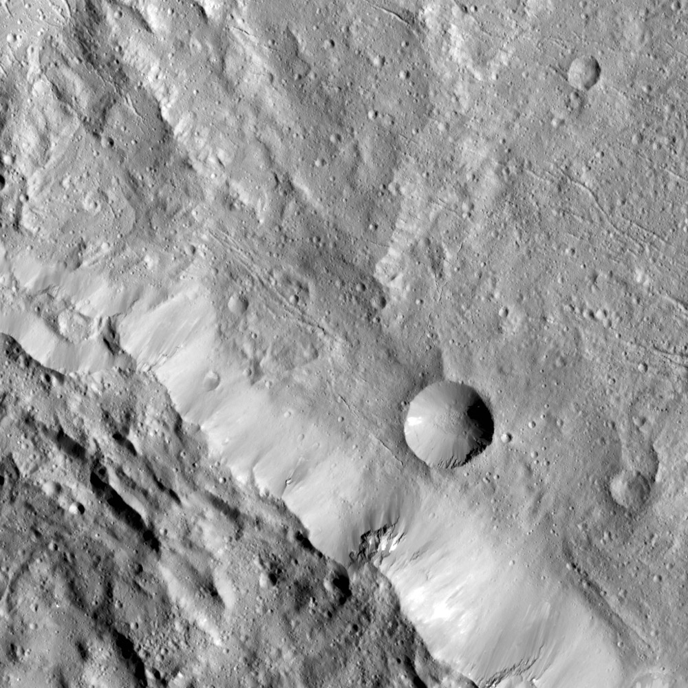 Axomama Crater on Ceres