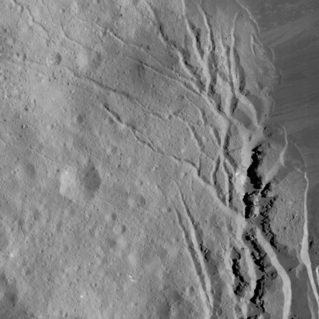 Fracture Network in Occator Crater - NASA Science