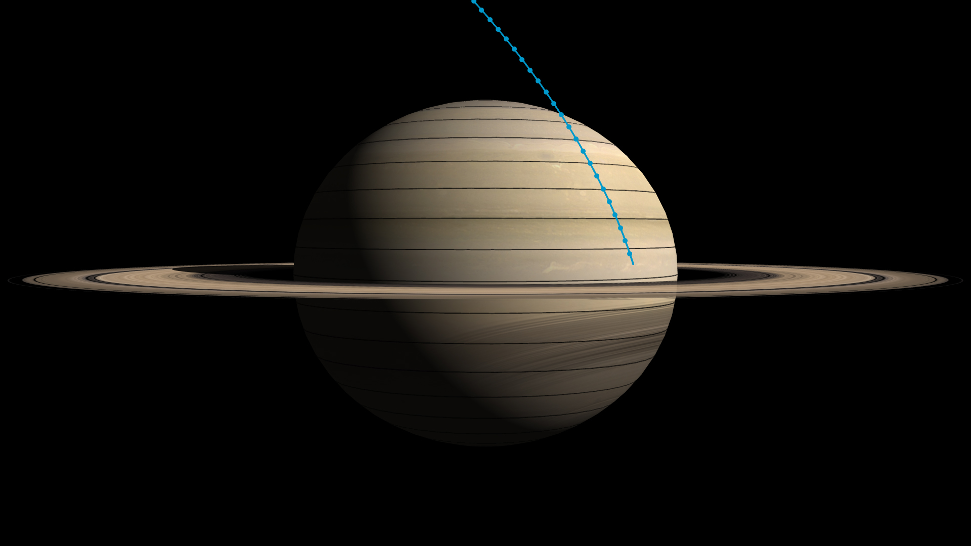 Cassini final plunge graphic