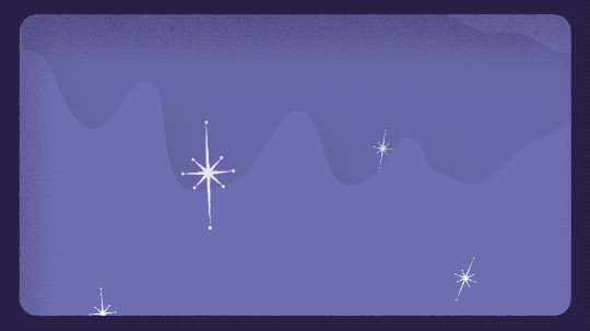 A gif showing cartoon black holes, one as a crying baby, the other as a king-sized weighlifter