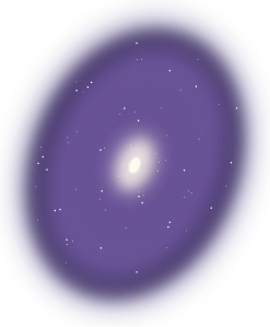 Elliptical Galaxy (Purple)