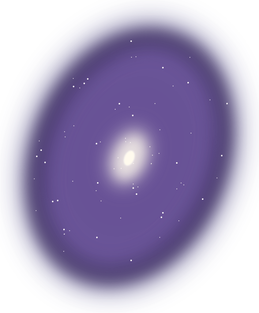 Elliptical Galaxy (Purple)