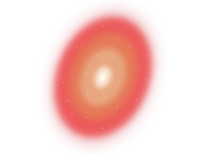 Elliptical Galaxy (Orange)