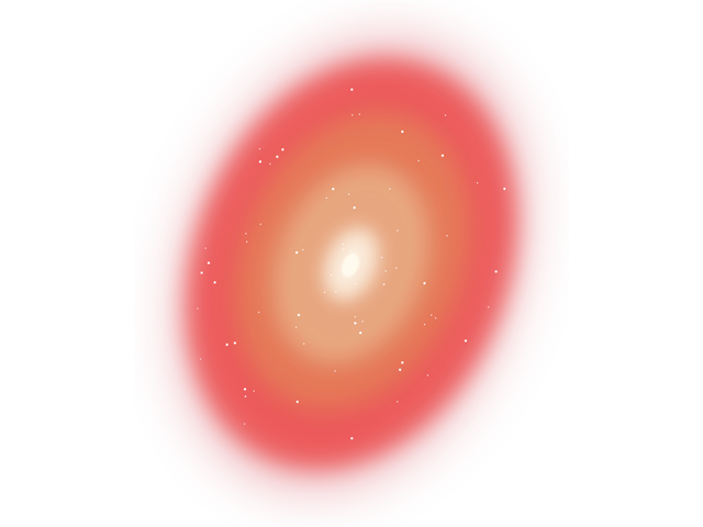 Elliptical Galaxy (Orange)