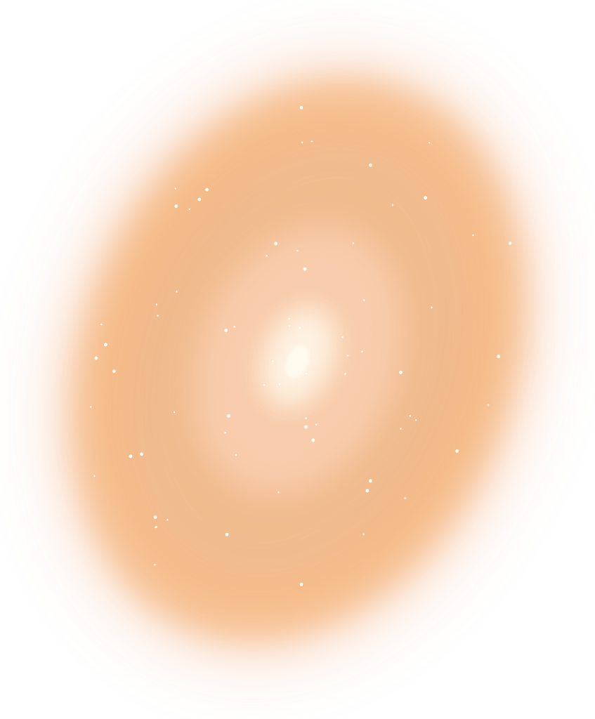 Elliptical Galaxy (Orange/Yellow)