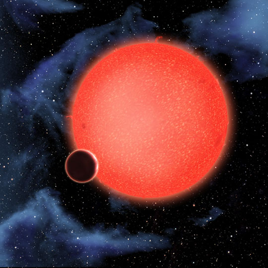 Artist's View of Extrasolar Planet GJ1214b