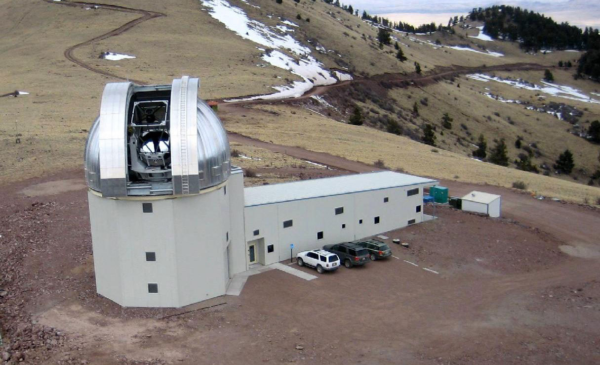 The New Mexico Institute of Mining and Technology's 2.4-meter (7.9-foot) Magdalena Ridge Observatory in Socorro County, N.M. Image credit: New Mexico Tech