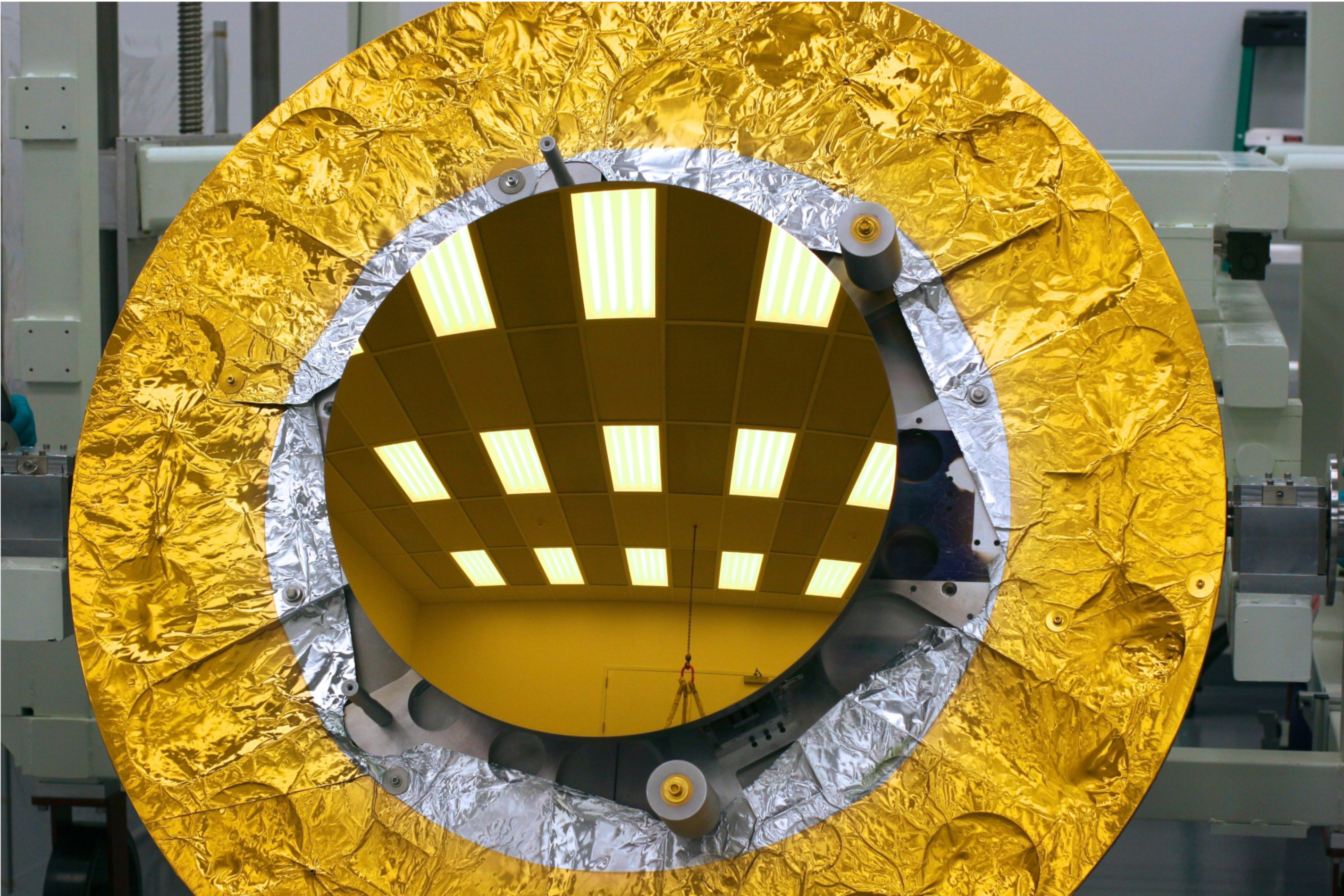 Gold-coated primary mirror EDU