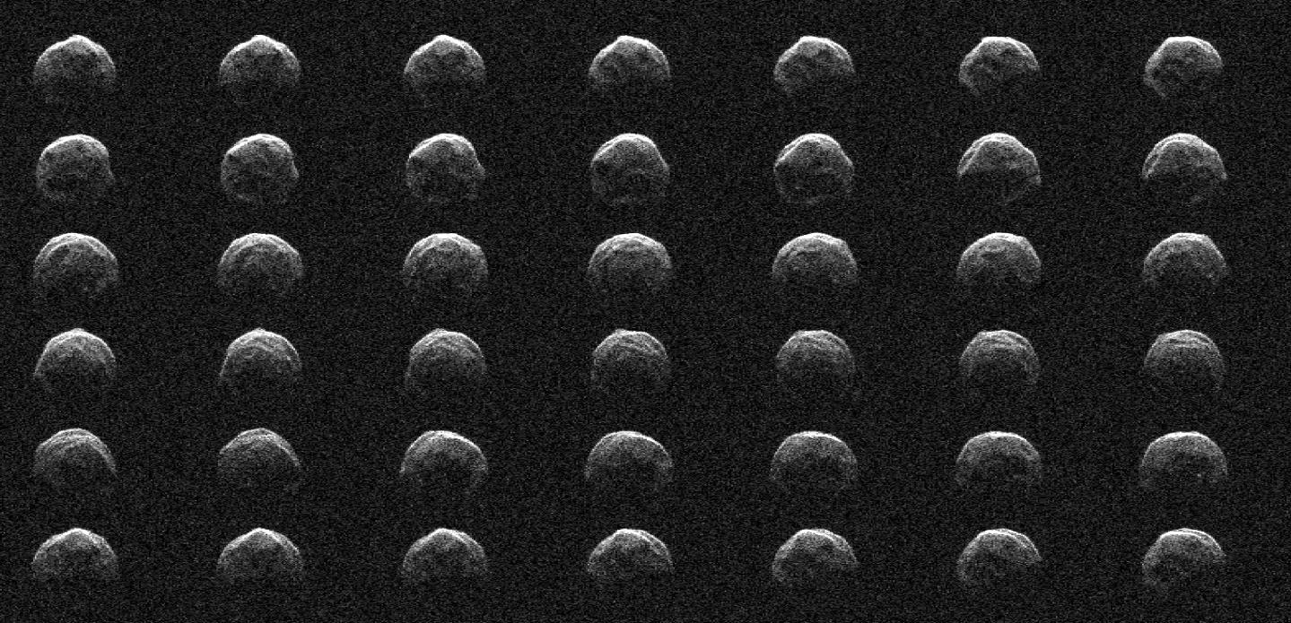 Image of multiple asteroids
