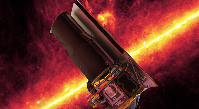slide 1 - SST and the Milky Way, an Artist's Concept