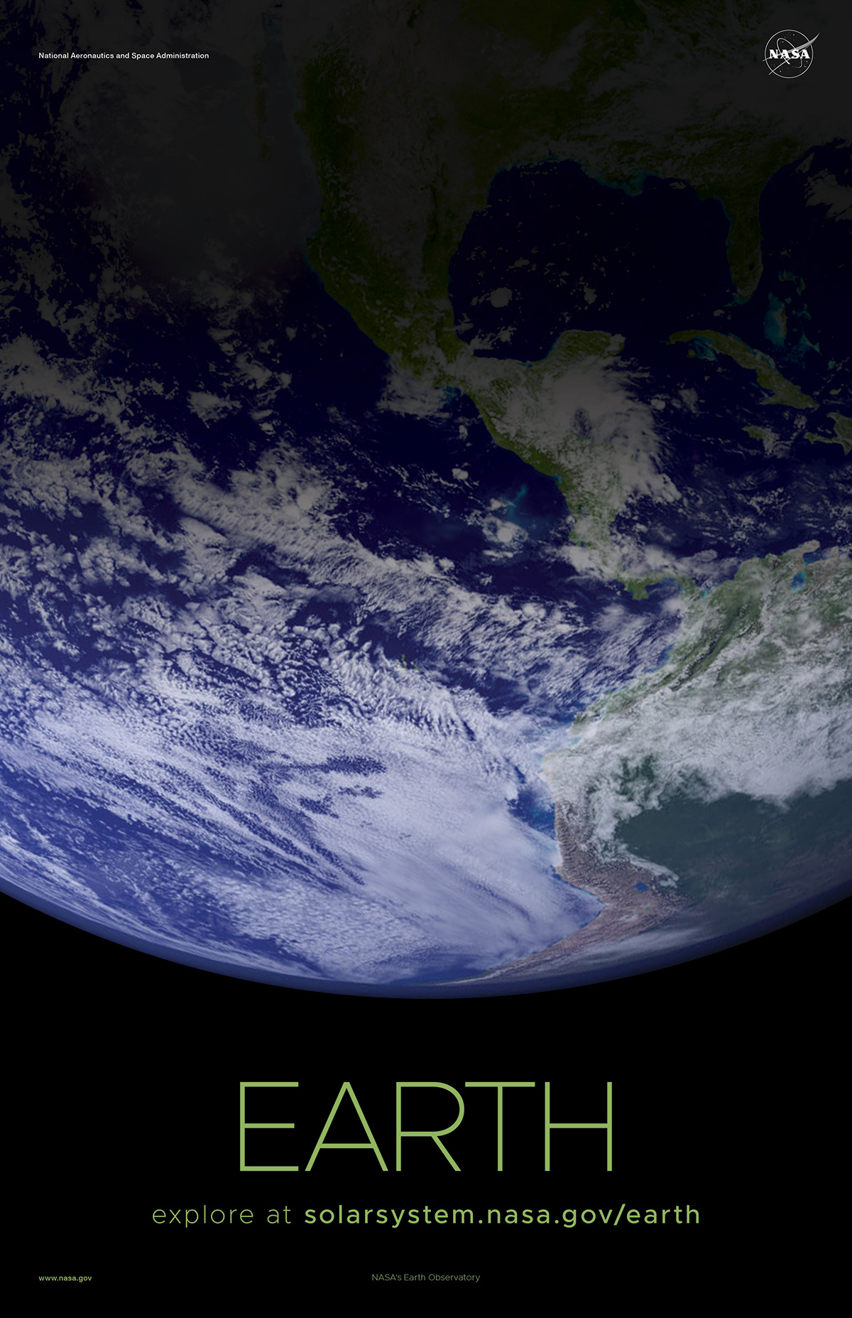 Earth Poster - Version D - NASA Science
