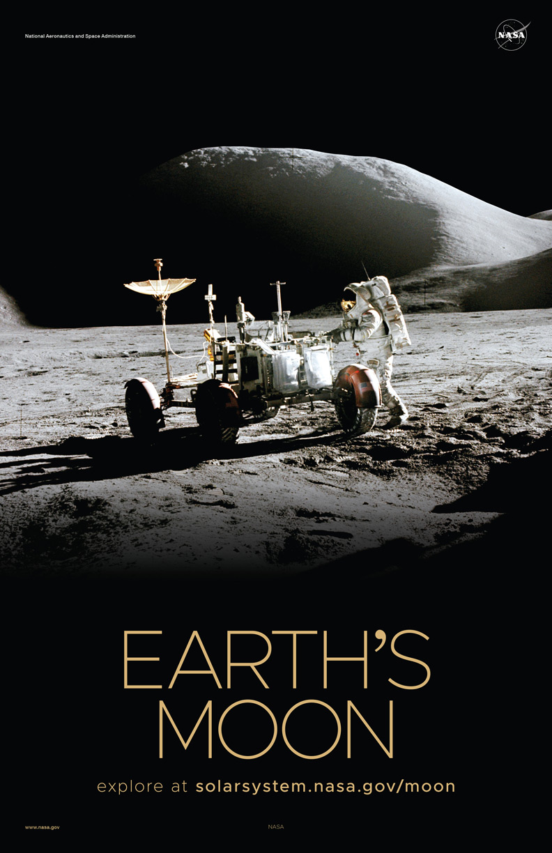 Earth's Moon Poster - Version C
