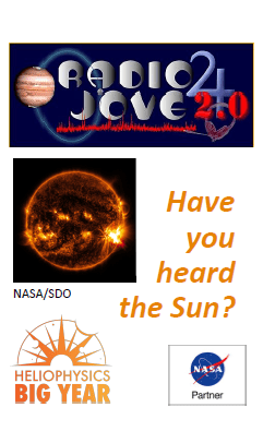 Solar radio waves can be detected using simple radio telescopes.