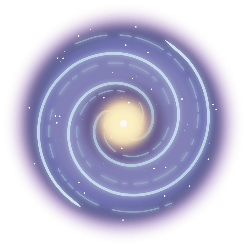 Spiral Galaxy (Purple)