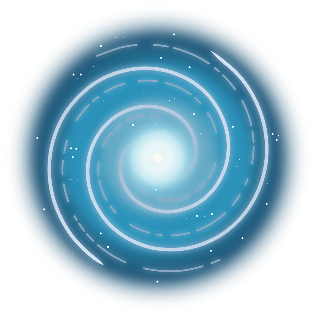 Spiral Galaxy (Blue)