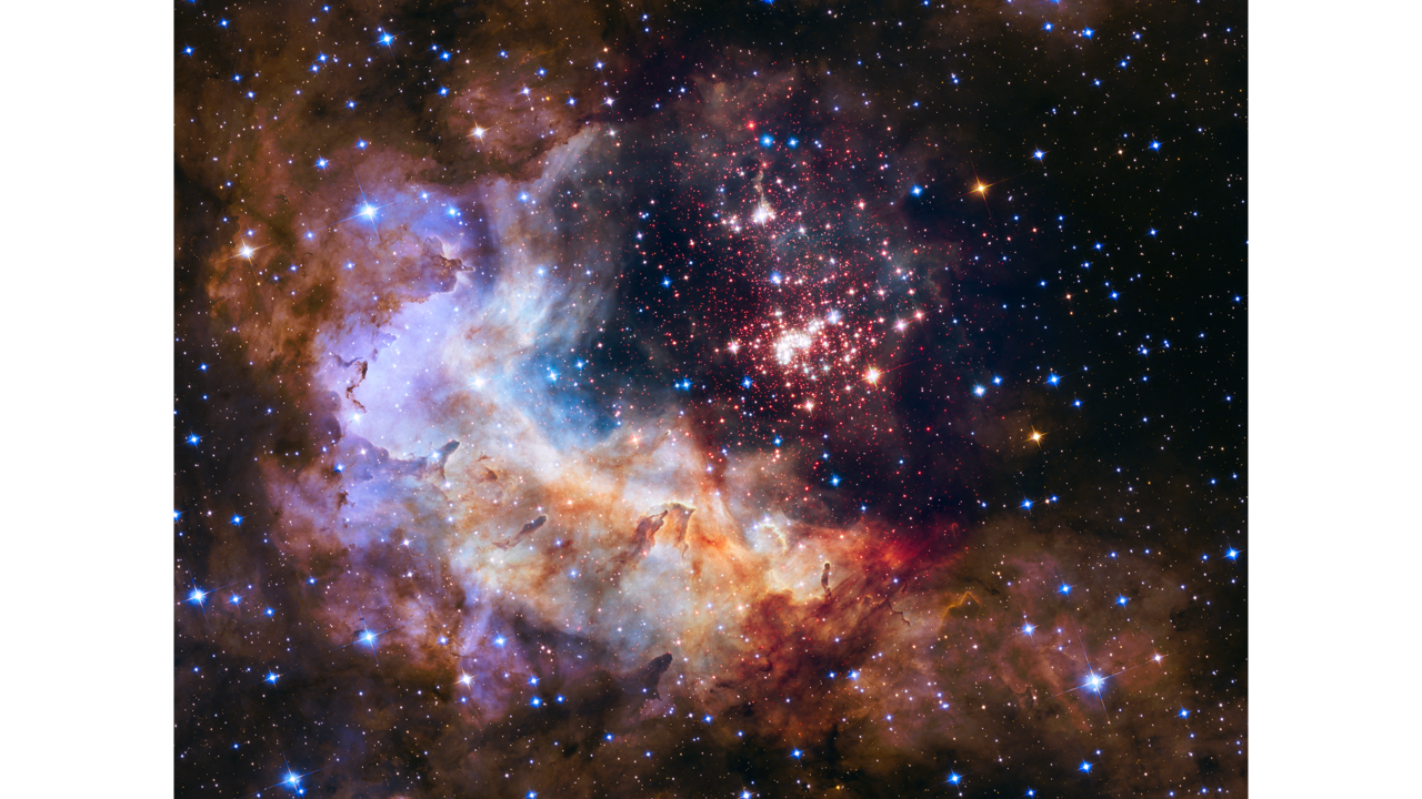 Hubble Spots Fireworks in Westerlund 2