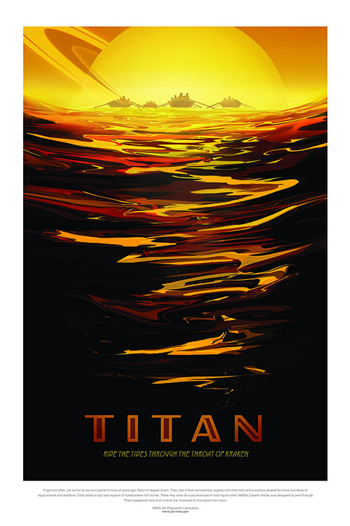 Titan Travel Poster