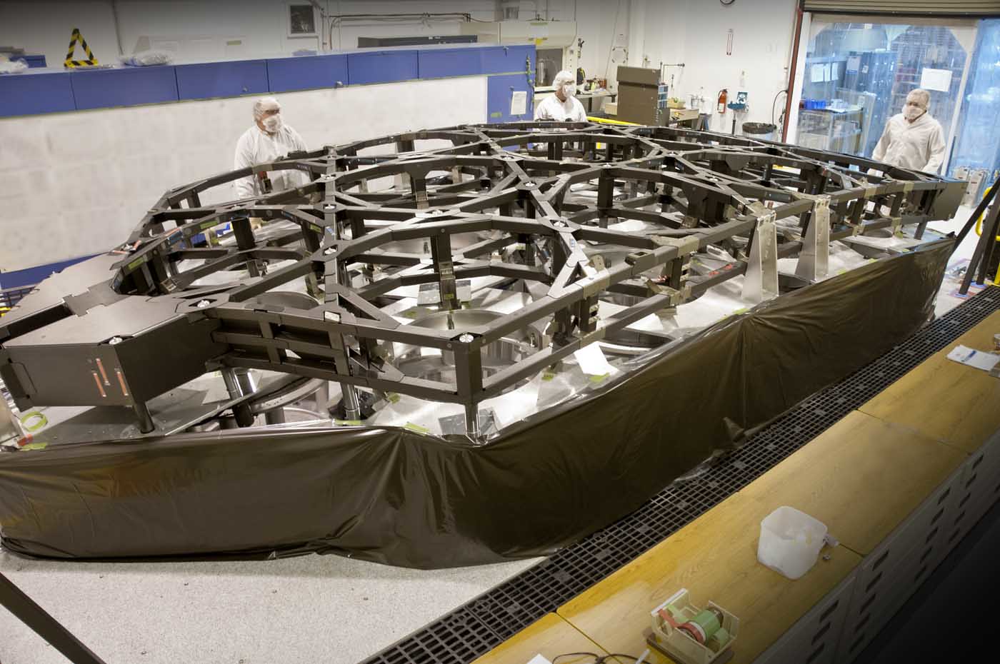 James Webb Space Telescope Flight Backplane Structure