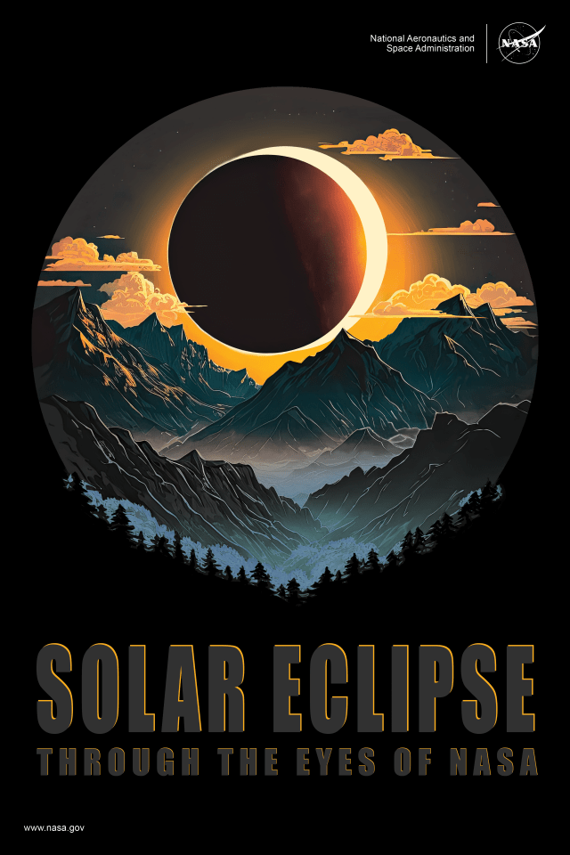 
			Solar Eclipse Poster – Michael Lentz - NASA Science			