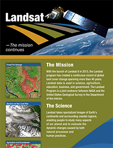 Landsat 8 Exhibit Banner