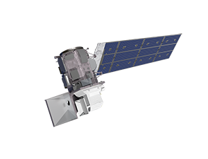 View from above the Landsat 9 spacecraft