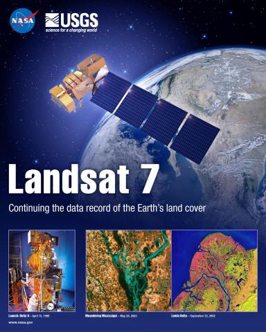 Landsat 7 Mission Poster