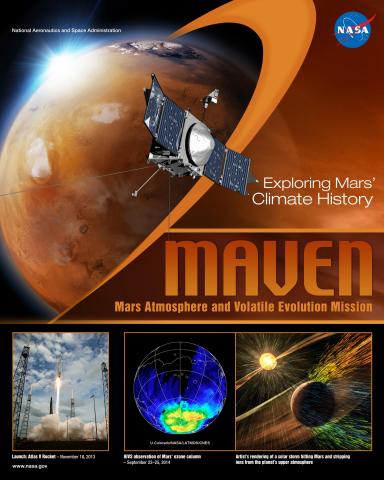 MAVEN Mission Poster