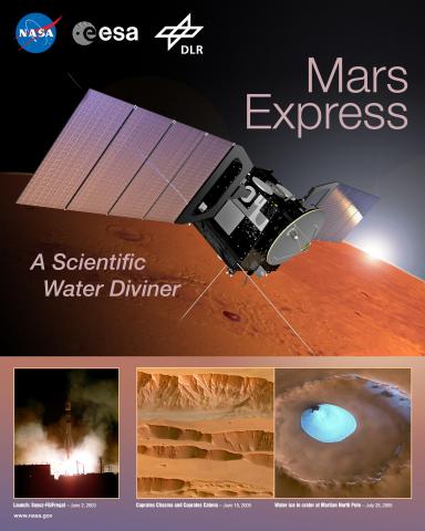 Mars Express Mission Poster
