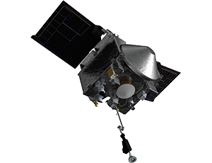 Illustration of Osiris-Rex spacecraft