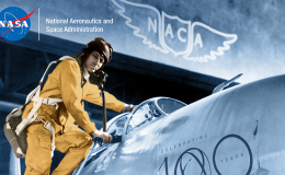 Photograph of man climbing into airplane