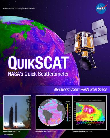 QuikSCAT Mission Poster