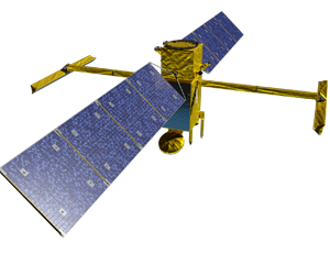 SWOT spacecraft icon
