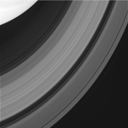 Cassini raw image of Saturn.