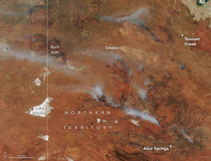 A warm, dry September set the stage for increased fire risk in Australia.
