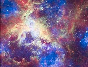 image of nebula in universe