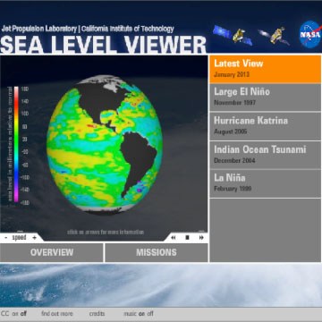 
			Sea Level Viewer - NASA Science			