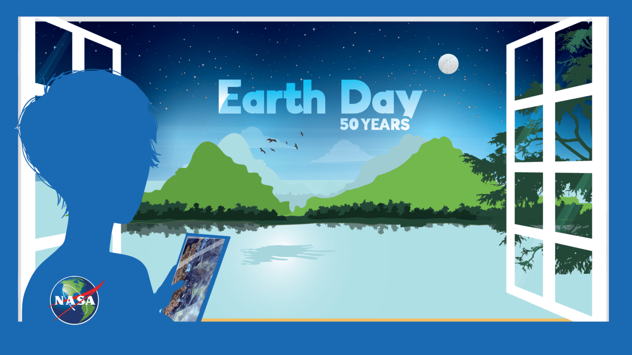 Earth Day at Home Illustration