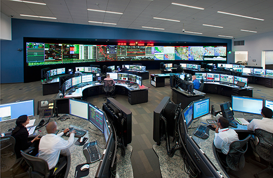 Control room at California Independent System Operator