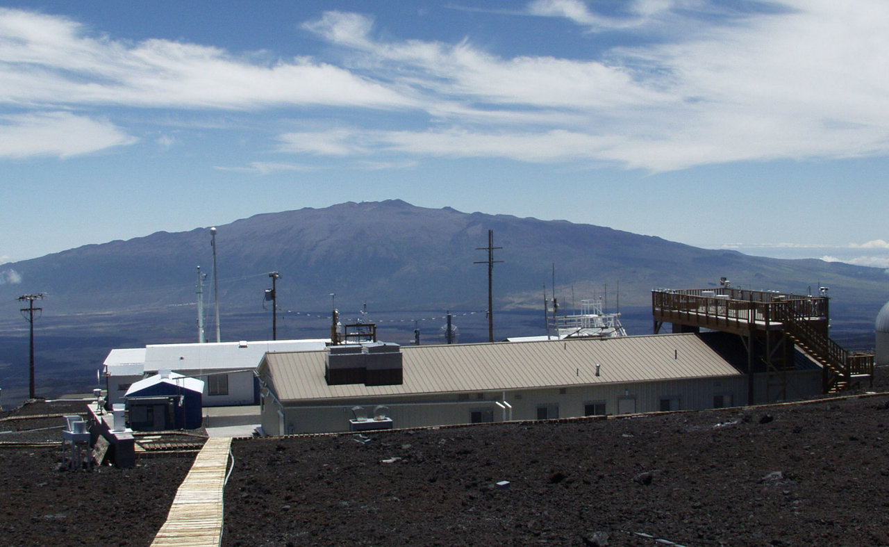 NOAA’s Mauna Loa Observatory in Hawaii recorded the largest annual increase in atmospheric carbon dioxide during 2015. Credit: NOAA.