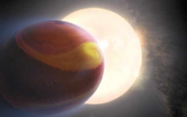 NASA's Hubble Space Telescope Observes Changes in Exoplanet Atmosphere Over Three Years