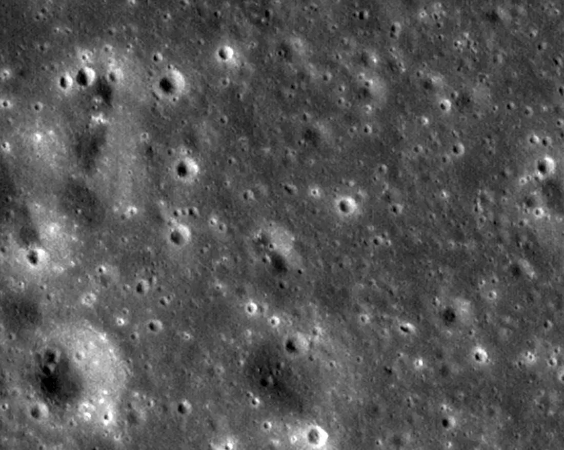 LRO Spacecraft photo before March 17, 2013 impact crater