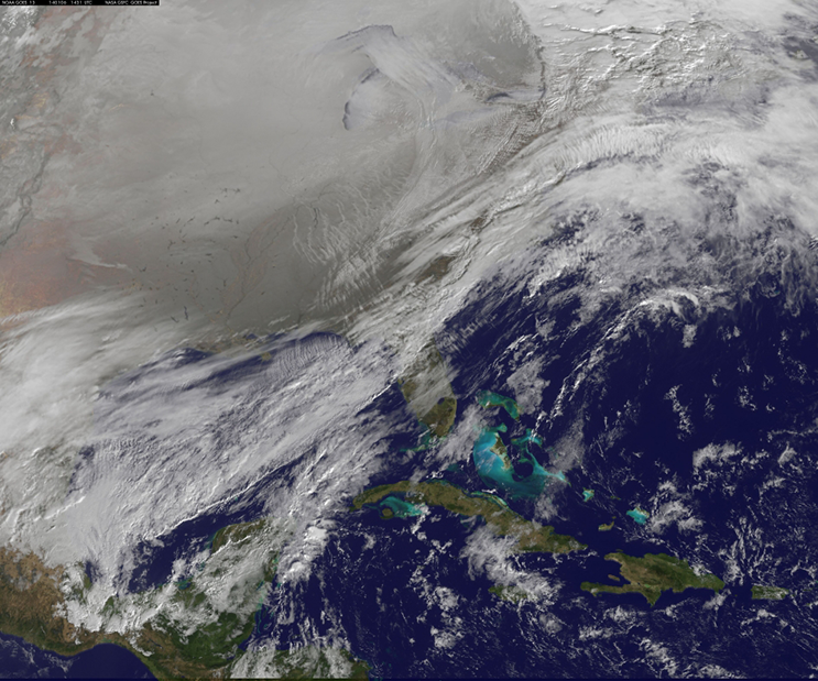 Image credit: NOAA/NASA GOES Project