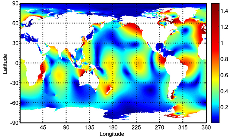A numerical model of daily global tides using sea level data from Topex-Poseidon