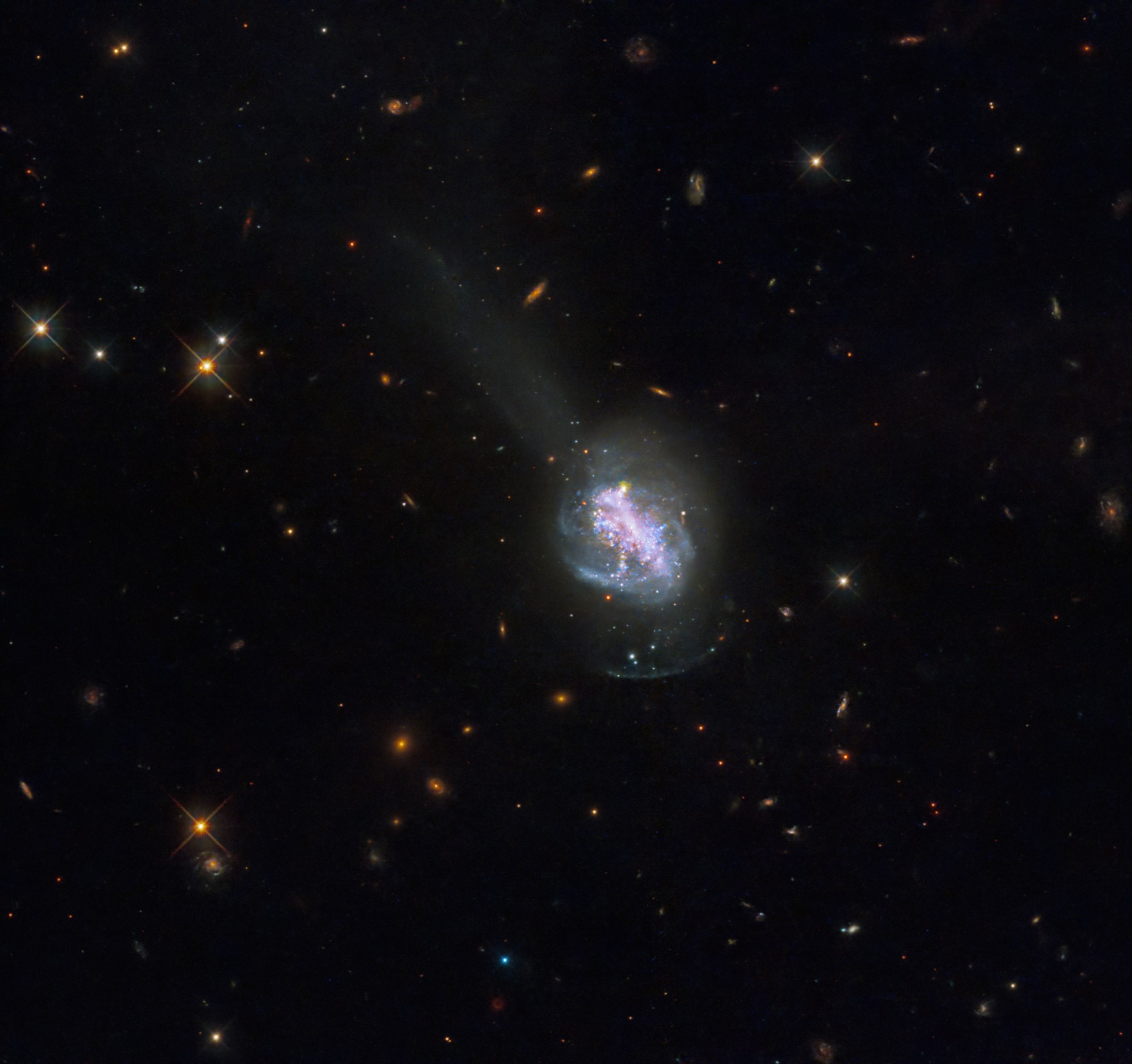 Hubble Sees a Merged Galaxy