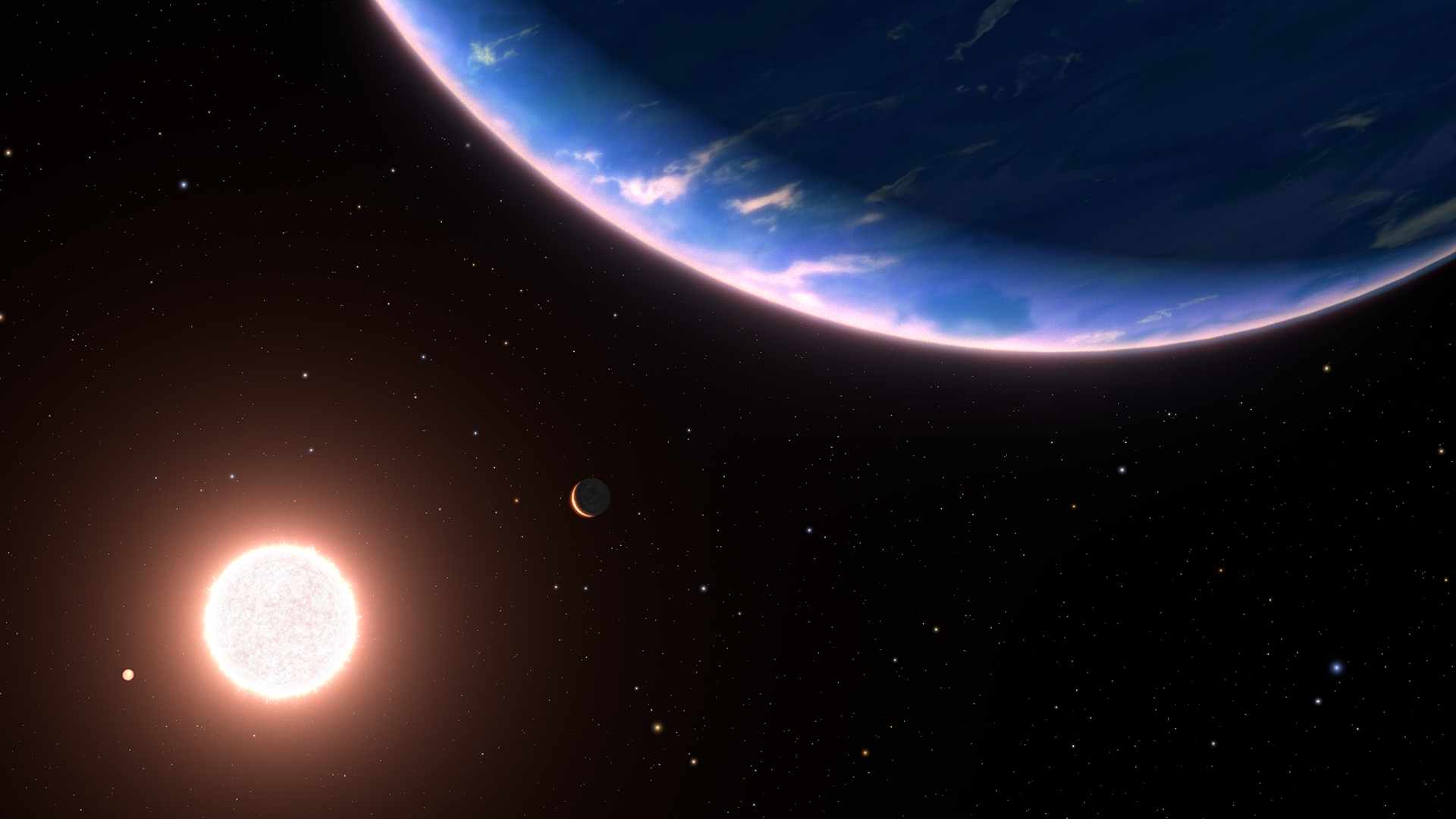 NASA’s Hubble Finds Water Vapor in Small Exoplanet’s Atmosphere
